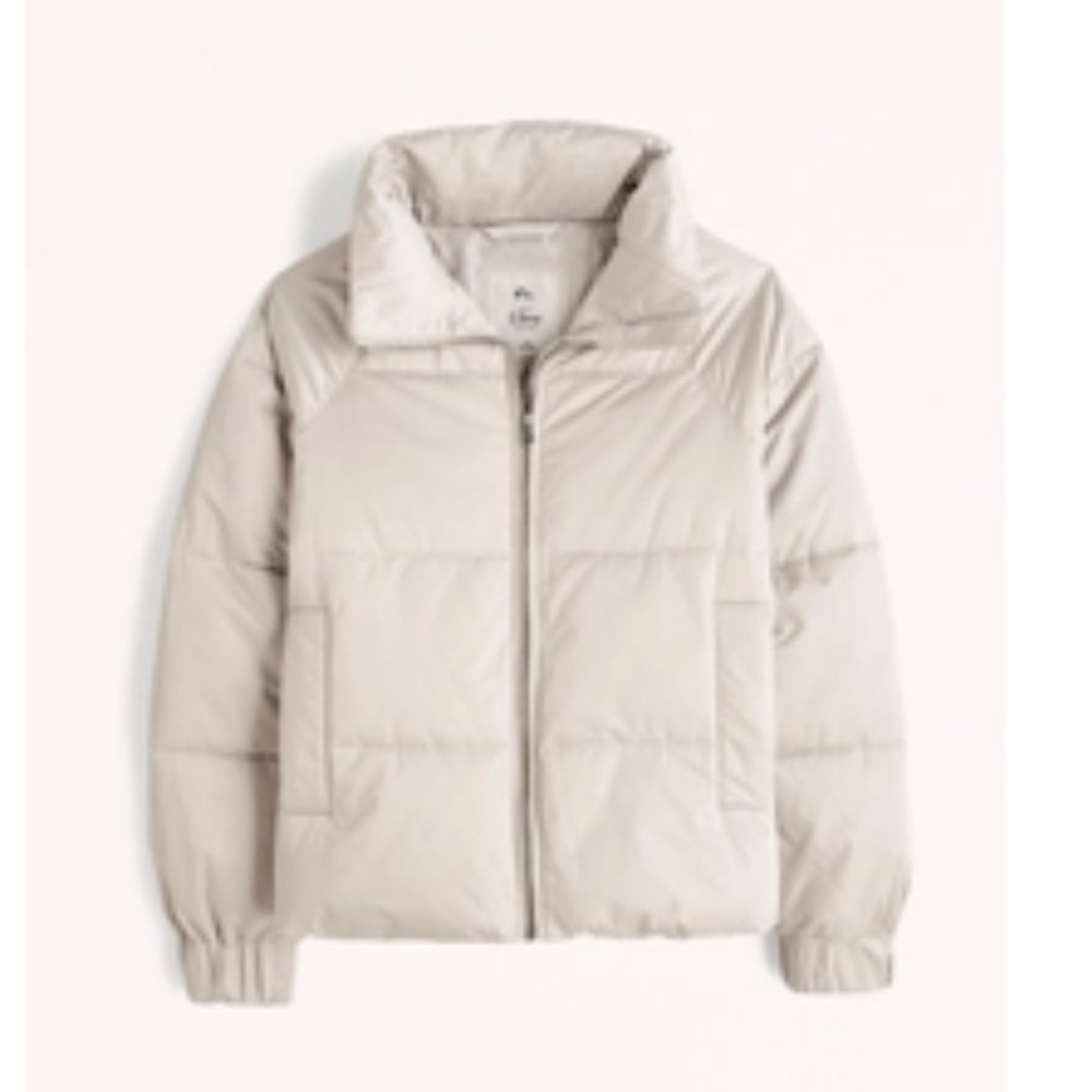 ABERCROMBIE & FITCH | Ultra Classic Puffer Jacket Light Taupe Wind Water XXS
